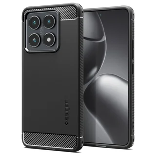 Telefontok Xiaomi 14T 5G - SPIGEN Rugged Armor - matt fekete hátlap tok