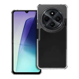 Telefontok Xiaomi Redmi 14C - Matrix Clear - fekete ütésálló plexi hátlap tok