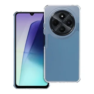 Telefontok Xiaomi Redmi 14C - Matrix Clear - kék ütésálló plexi hátlap tok