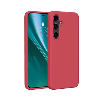 Samsung Galaxy S25 telefontok - Etteri - málna színű szilikon hátlap tok