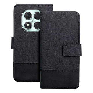 Xiaomi Redmi Note 14 Pro+ 5G telefontok - Jeans - fekete ráhajtófüles könyvtok