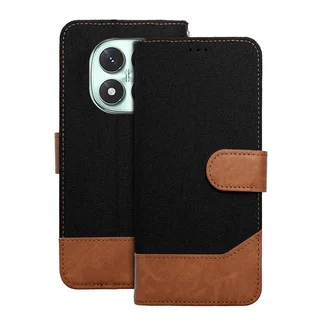 Xiaomi Redmi Note 14 Pro 5G telefontok - Jeans - fekete/barna ráhajtófüles könyvtok