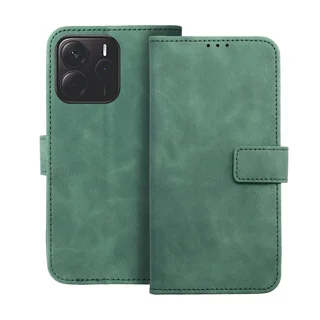 Xiaomi Redmi Note 14 5G telefontok - Forcell Tender - zöld ráhajtófüles könyvtok