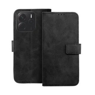 Xiaomi Redmi Note 14 5G telefontok - Forcell Tender - fekete ráhajtófüles könyvtok