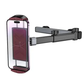 Hoco H69 tablettartó - fejtámlára rögzíthető, fekete/bordó telefon és tablet tartó (4,5