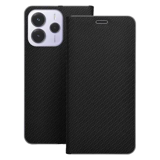 Xiaomi Redmi Note 14 4G / LTE telefontok - Luna Carbon - fekete könyvtok