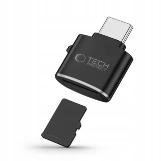 Adapter: Tech- Protect Ultraboost - Type-C (USB-C) adapter / MicroSD/TF kártyaolvasóval