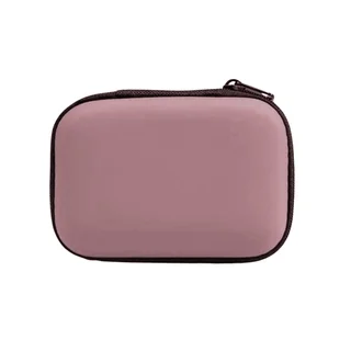 Digitális kiegészítő tároló tok - pink, cipzáras