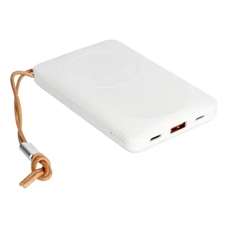 Veger W1151 powerbank - MagSafe kompatibilis fehér powerbank 10000mAh, 22,5W