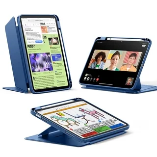 Tablettok iPad 2022 10.9 (iPad 10) - ESR FLIP HYBRID kék smart case, ceruza tartóval