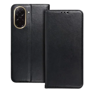 Xiaomi Redmi A5 telefontok - Smart Magnetic fekete szilikon keretes mágneses könyvtok