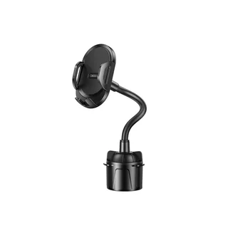 XO C105 - univerzális pohártartóba rögzíthető autós tartó, fekete