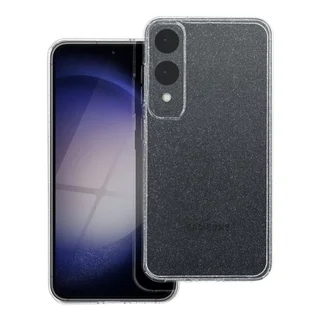 Samsung Galaxy S25 Edge telefontok - Glitter - átlátszó csillámos hátlap tok