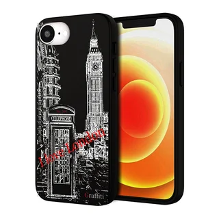 iPhone 16e Telefontok - Graffiti No. 200 mintás szilikon tok