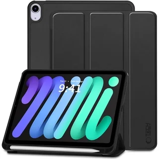 iPad mini 6 2021 tablettok - fekete smart case, ceruza tartóval