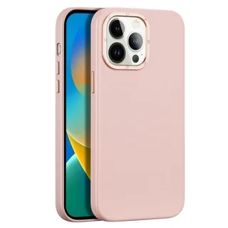 iPhone 14 Pro telefontok - Dux Ducis Grit - púder pink műanyag hátlap tok