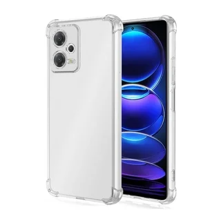 Xiaomi Redmi Note 12 5G telefontok - átlátszó ütésálló hátlap tok ﻿