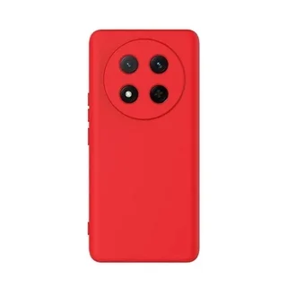 Honor Magic7 Lite telefontok - piros szilikon hátlap tok ﻿