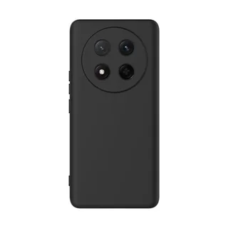 Honor Magic7 Lite telefontok - fekete szilikon hátlap tok