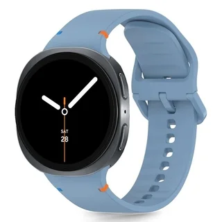 SAMSUNG GALAXY WATCH 8 / CLASSIC (40 / 44 / 46 MM) - TECH-PROTECT Sport - világoskék szilikon szíj