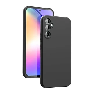 Telefontok Samsung Galaxy A17 5G - fekete szilikon hátlap tok