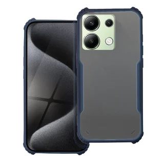 Telefontok Xiaomi Redmi 15C - kék / átlátszó ütésálló hátlap tok