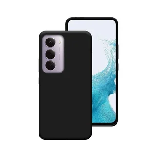 Telefontok Xiaomi Redmi 15 4G/LTE - fekete szilikon hátlap tok