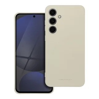 Telefontok Samsung Galaxy S25 FE - ROAR SPACE bézs szilikon hátlap tok