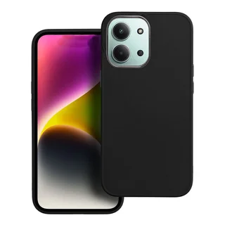 Telefontok Xiaomi Redmi 15C - Frame - fekete műanyag hátlap tok, szilikon kerettel