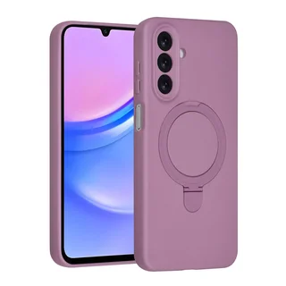 Telefontok Samsung Galaxy A17 -TUNIQ - MagSafe kompatibilis lila hátlap tok, kitámasztható gyűrűvel