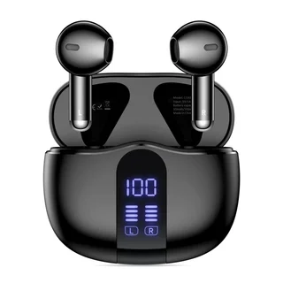 Headset Tech-Protect Ultraboost TWS Core G2 - fekete bluetooth headset, töltő tokkal ﻿