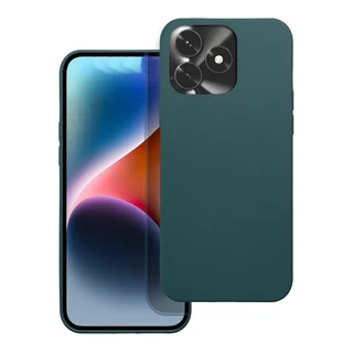 Telefontok Honor X5c Plus - zöld szilikon hátlap tok