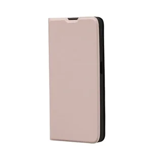 Telefontok iPhone 13 - Smart Soft - púder pink mágneses szilikon keretes könyvtok