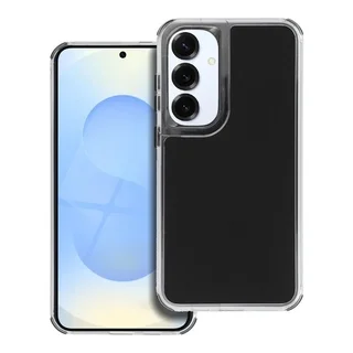 Telefontok Samsung Galaxy A05s - Matrix - átlátszó/fekete műanyag hátlap tok ﻿