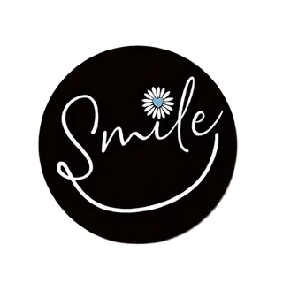 Egérpad - Smile fekete egérpad