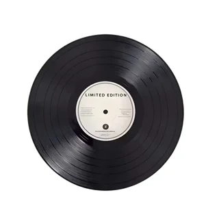 Egérpad - Bakelit lemez fekete egérpad