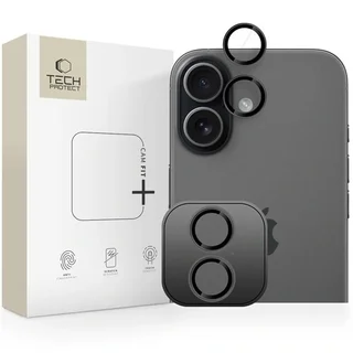 iPhone 17 - kamera üvegfólia fekete kerettel
