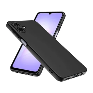 Telefontok Samsung Galaxy A07 4G / LTE - fekete szilikon hátlap tok