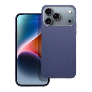 Telefontok iPhone 17 Pro - kék szilikon hátlap tok