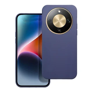 Telefontok Honor Magic8 Lite - kék szilikon hátlap tok