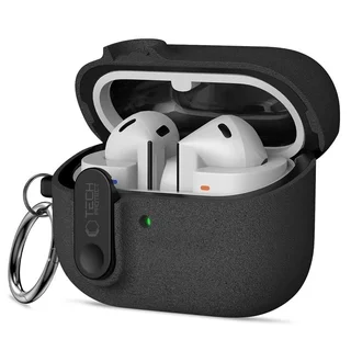 Buds tartó: Tech- Protect Slim Hook fekete, Samsung Galaxy Buds3 / 3 FE / 3 Pro tok