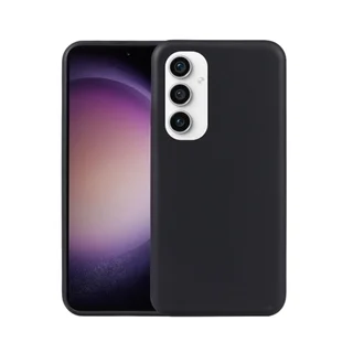 Telefontok Samsung Galaxy S23 - fekete szilikon hátlap tok