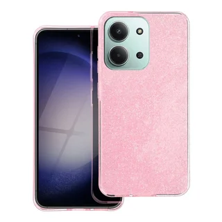 Telefontok Xiaomi Poco C85 - Glitter - pink csillámos hátlap tok