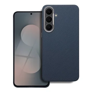 Telefontok Samsung Galaxy S26  - KEVLAR MagSafe kompatibilis kék szilikon hátlap tok