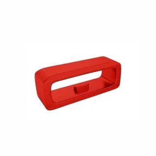 Okosóra szíj bújtató - 22 mm széles, piros szilikon (1db)