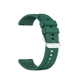 Okosóra szíj - Samsung Galaxy Watch 3 (41 mm) - zöld szilikon szíj (szíj szélesség: 20 mm)