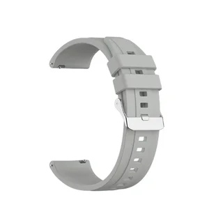 Okosóra szíj - Samsung Galaxy Watch FE - szürke szilikon szíj (szíj szélesség: 20 mm)