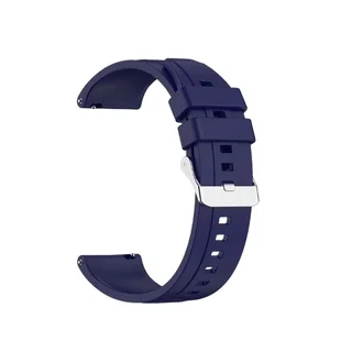 Okosóra szíj - Huawei Watch GT 3 (42 mm) - sötétkék szilikon szíj (szíj szélesség: 20 mm)