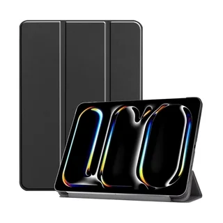 Tablettok iPad Pro 13 2024-2025 (7-8. Gen, 13 coll) - fekete smart case tablet tok