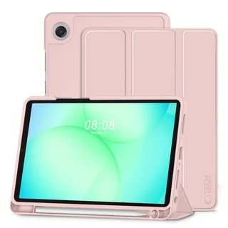 Tablettok Samsung Galaxy Tab A9+ Plus 11.0 X210 / X216 - pink smart case tablet tok, ceruza tartóval